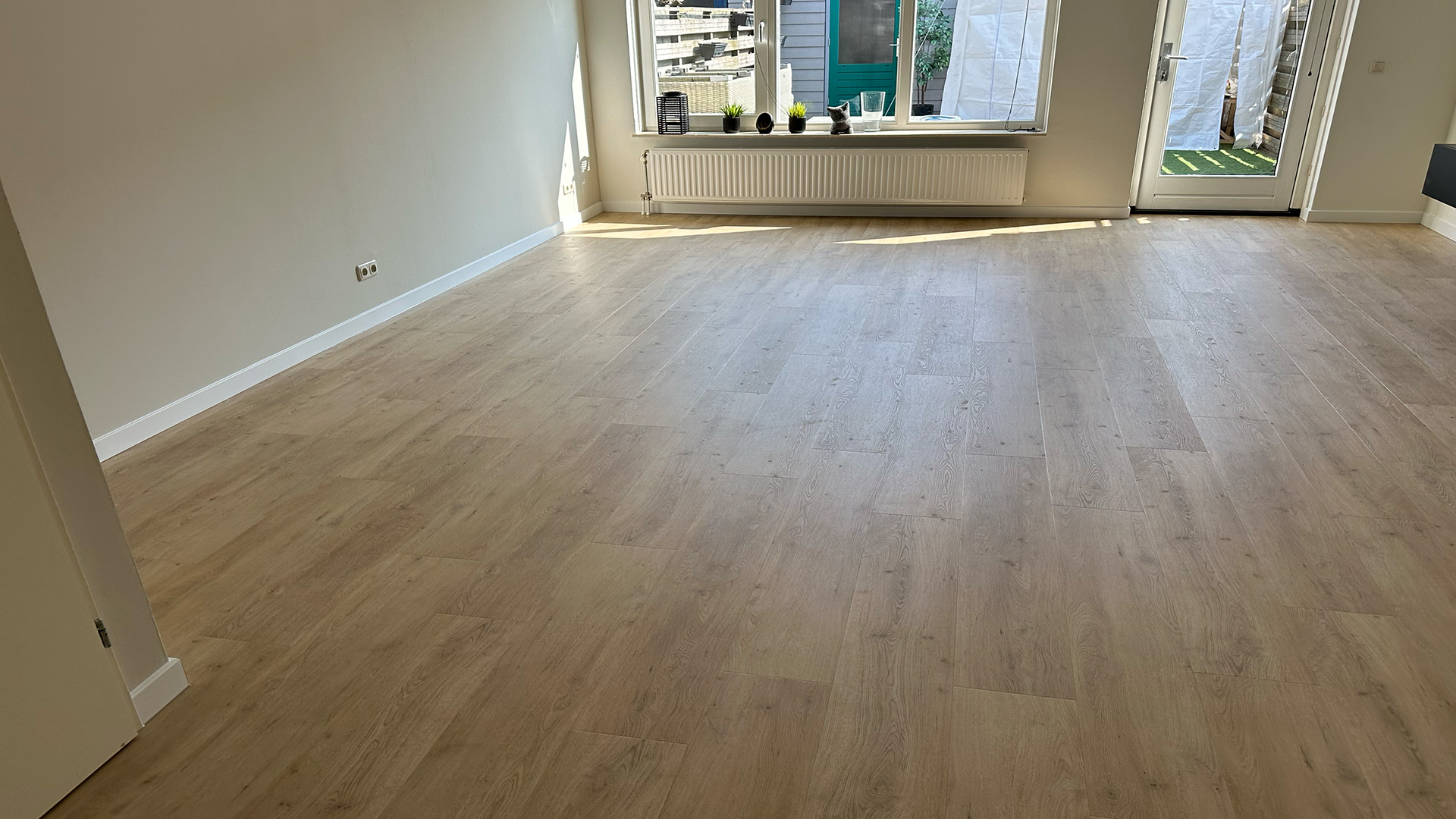 PVC vloer rechte planken