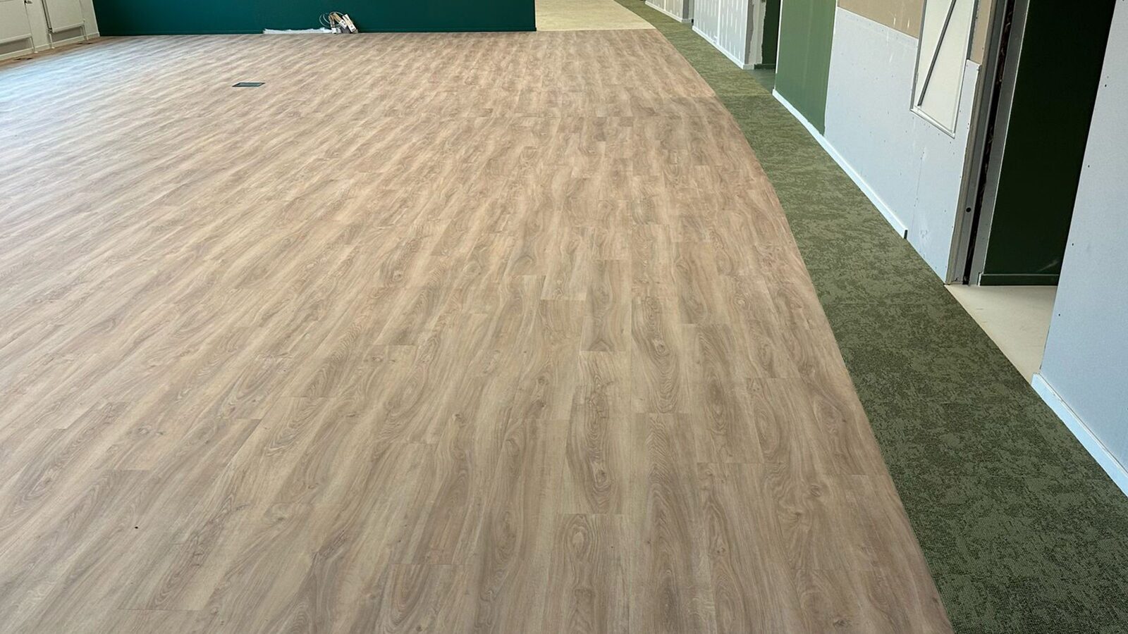 PVC vloer rechte planken