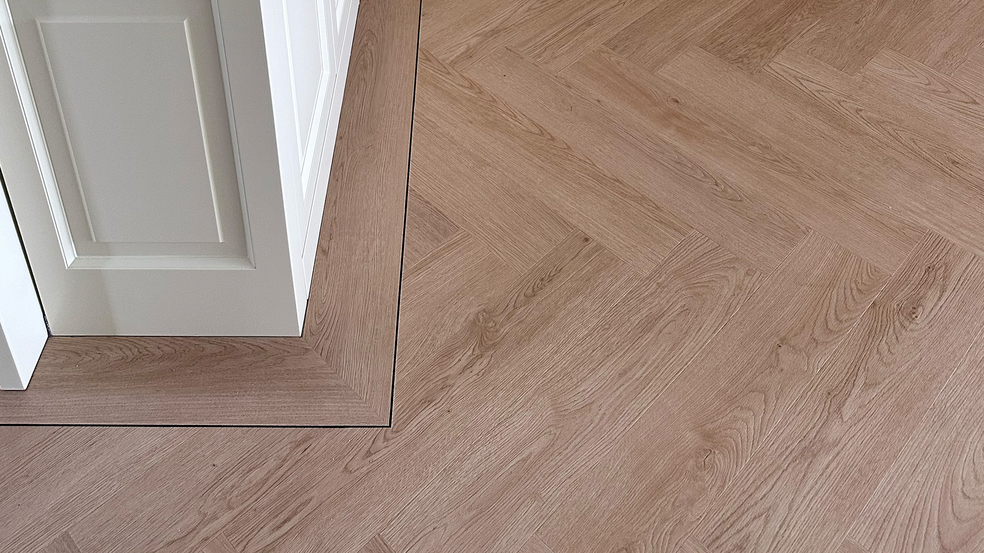 Visgraat PVC vloer